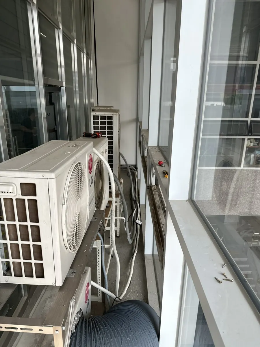 동탄M타워 옥상 실외기실 환풍기 설치 시공 사진 10