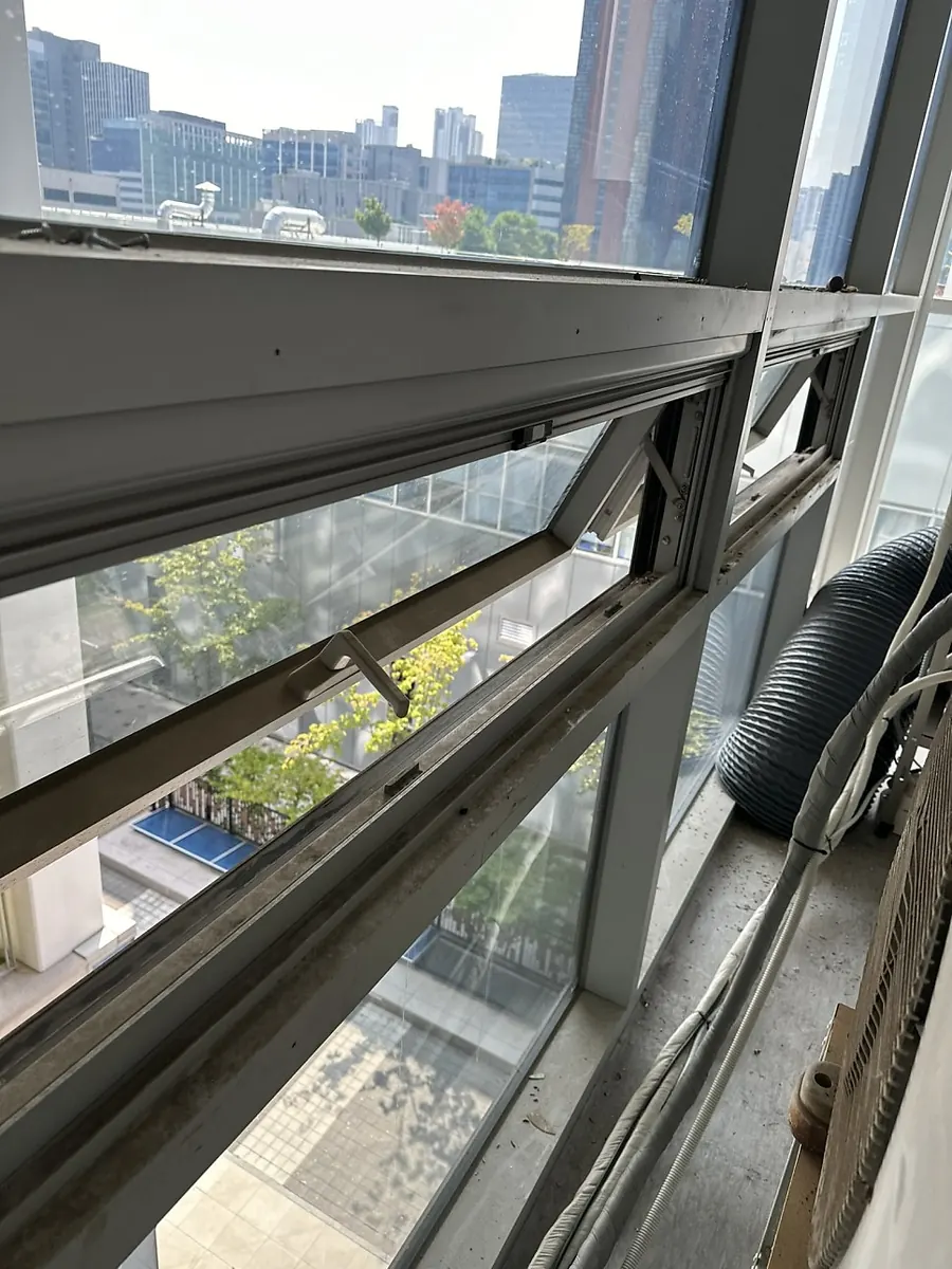 동탄M타워 옥상 실외기실 환풍기 설치 시공 사진 5