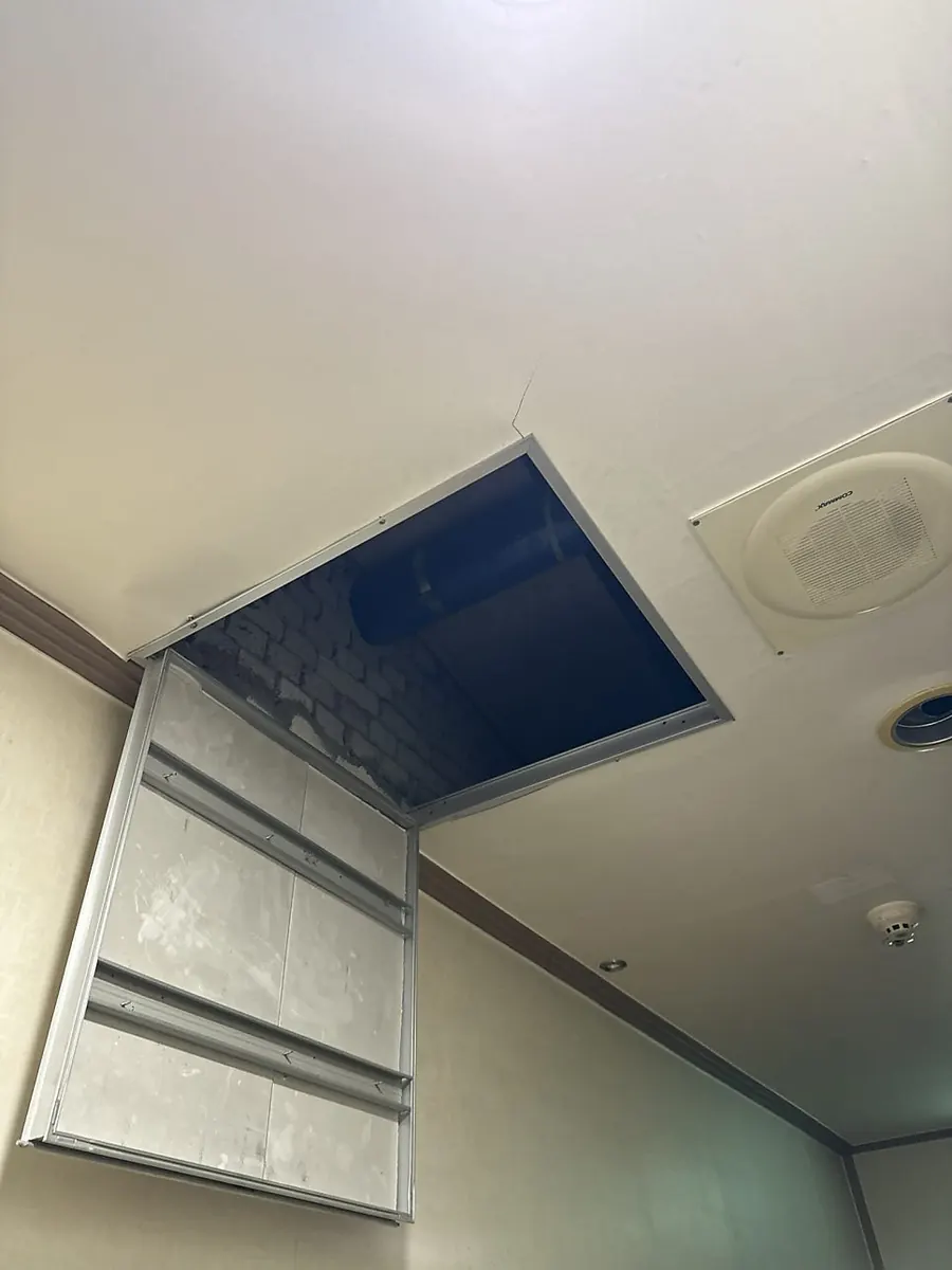 수원 호프집 흡연부스 환풍기 교체와 공업용 송풍기 설치 시공 사진 5
